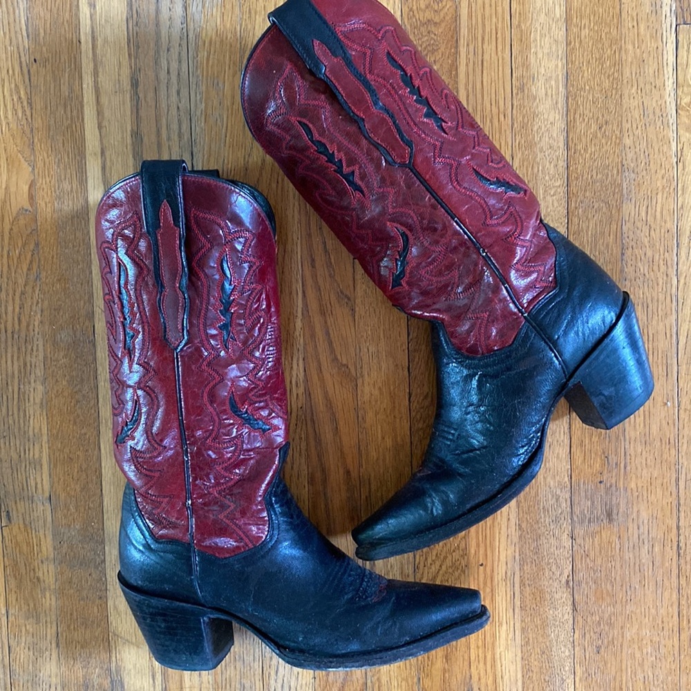 Dan Post Two Tone Western Boots